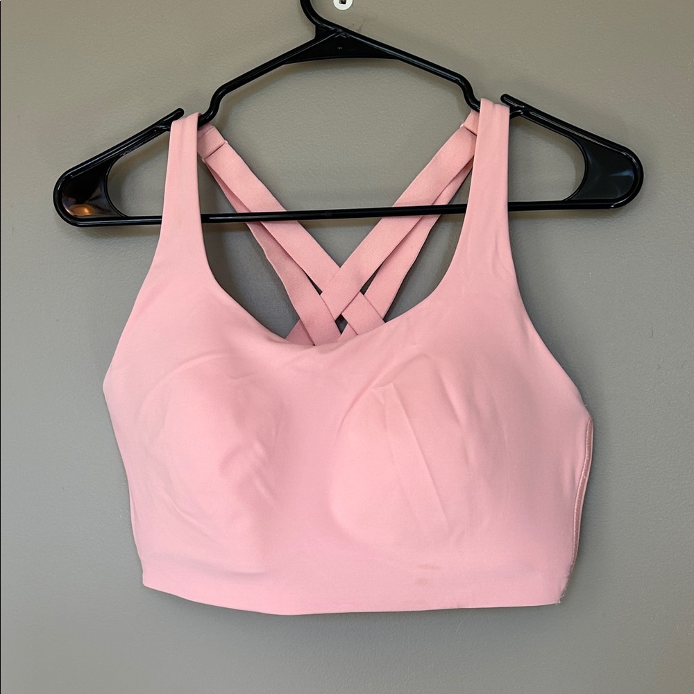 Lululemon Pink Strappy Sports Bra - 36DD